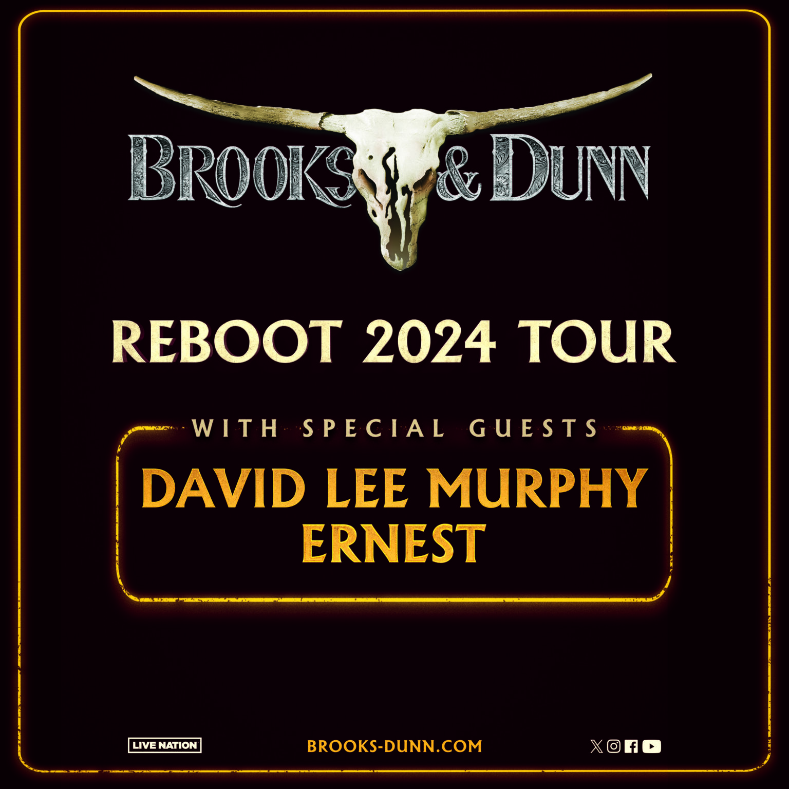 Brooks & Dunn BROOKS & DUNN BUCKLE UP FOR THE REBOOT TOUR 2024
